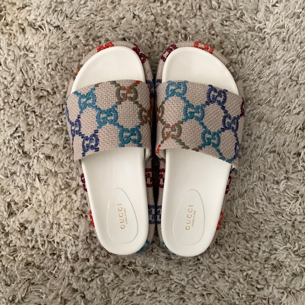 gucci platform sandals